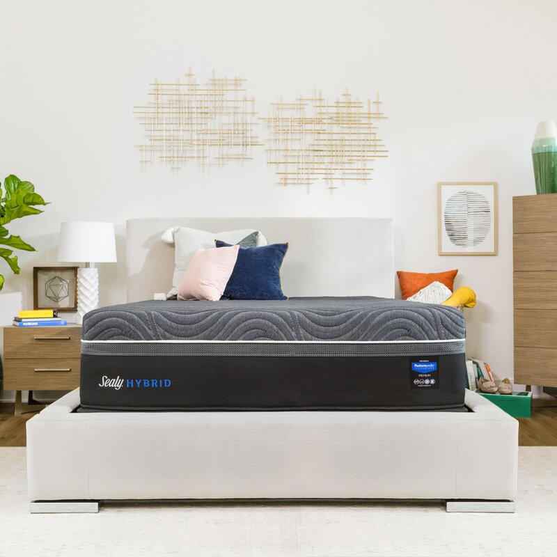 sealy mattress hybrid silver chill